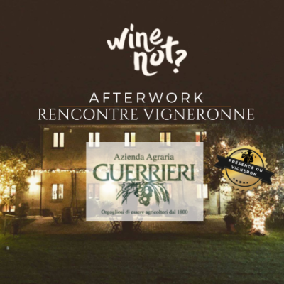 Afterwork: rencontre vigneronne au Wine Not? 