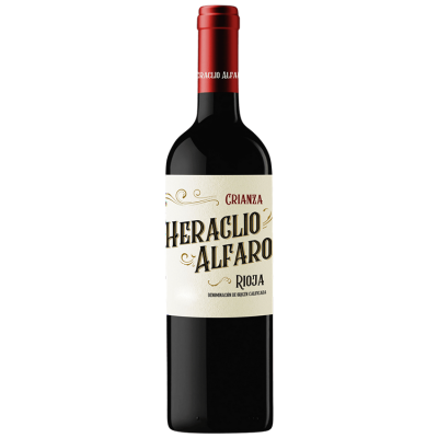 Espagne Rioja " Crianza " 2021 Heraclio Alfaro (50% garnacha, 42% tempranillo, 5% graciano, 3% mazuela)