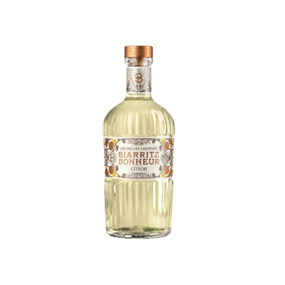 Liqueur Biarritz Bonheur (Citron) " Les Belles Liqueurs " Sugaar Distillerie 70cl - 17.5%