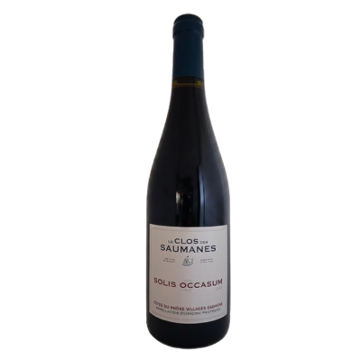 Côtes du Rhône Villages Gadagne Rouge 2023 " Solis Occasum " (syrah majoritaire) Le Clos des Saumanes / Bio