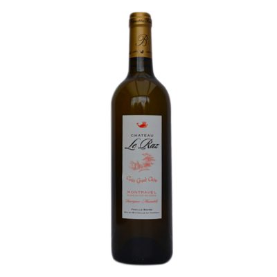 Montravel blanc sec 2022 " Cuvée Grand Chêne " Château Le Raz " Elevé en fût de chêne "