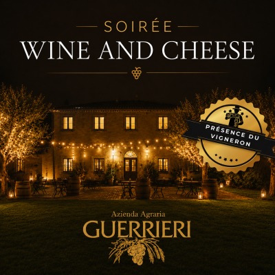 Soirée Wine & Cheese : dégustation des vins Italiens de l'Azienda Guerrieri (Les Marches) 