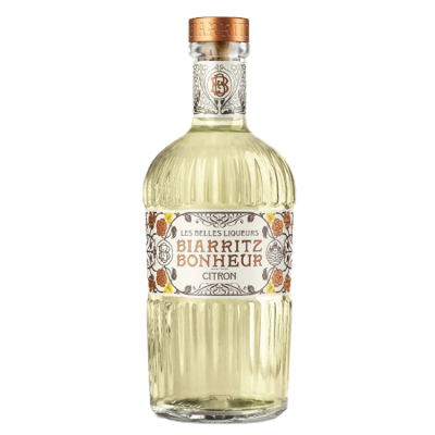 Liqueur Biarritz Bonheur (Citron) " Les Belles Liqueurs " Sugaar Distillerie 70cl - 17.5%