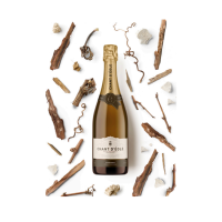 Belgique Chant d'Eole Extra Brut " Vinifié Sous Bois " N.M. (Méthode Traditionnelle) AOP Vin mousseux de qualité de Wallonie (100% chardonnay)
