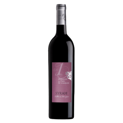 Côtes du Rhône Rouge " Syrah " 2023 " Acte 1 " Elevé en Barriques Domaine du Parc Saint Charles